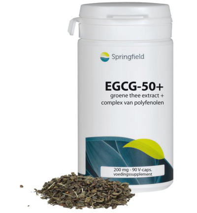 Springfield EGCG-50+groene thee extract (90 vega capsules)