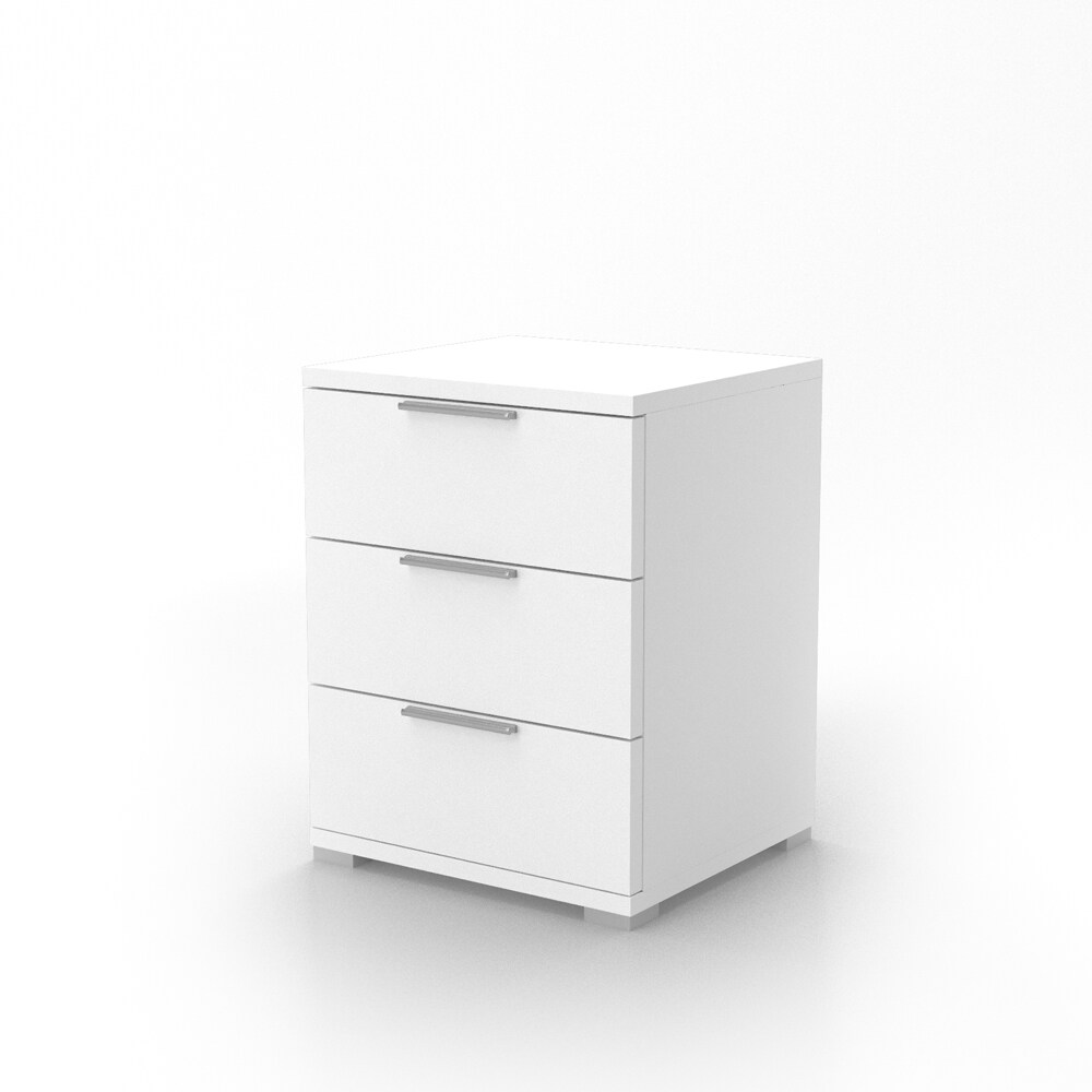 VICCO Nachtschrank Kommode Nachttisch Schublade Ablage 2er Set Schlafzimmer Weiß