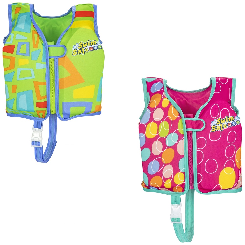 Swim Safe ABC AquaStar Stoff-Schwimmwesten-Sortiment für Kleinkinder