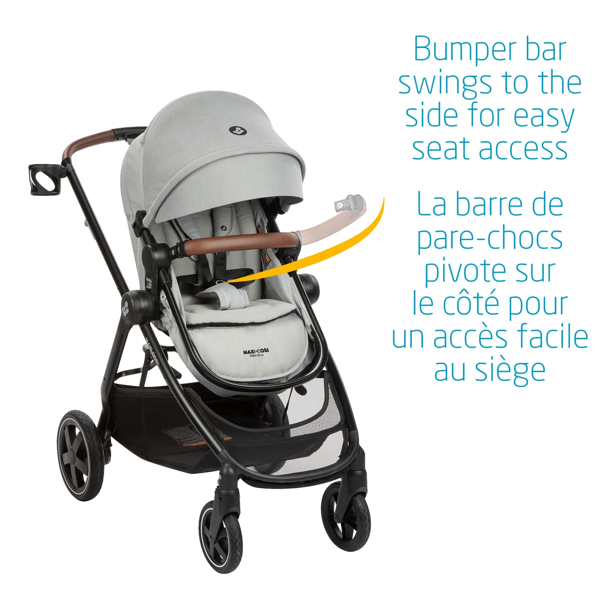 Maxi-cosi Système de Voyage Zelia Max – Polished Pebble