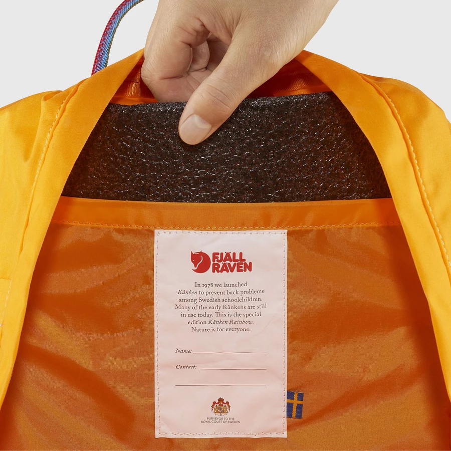 Fjällräven Kånken Rainbow - Rucksack 38 cm pastel lavender-rainbow
