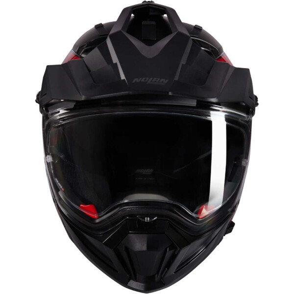 Nolan - Casque N70-2 X Ruvido N-Com Noir / Gris / Rouge / Brillant