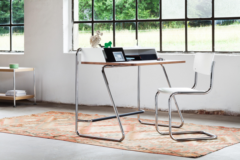Thonet S1200 bureau beuken zwart gebeitst