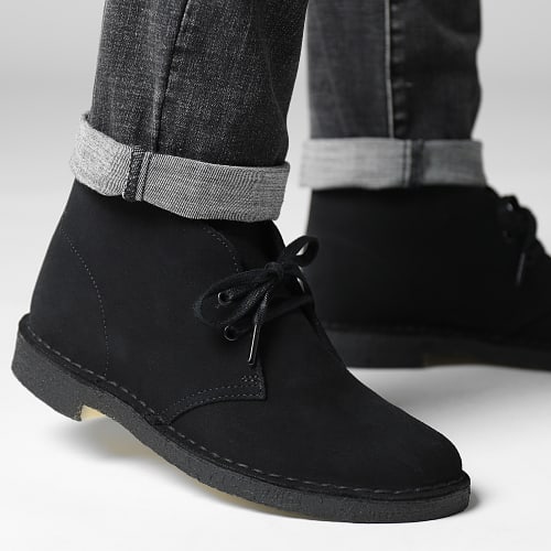 Chaussures Desert Boots Black Suede