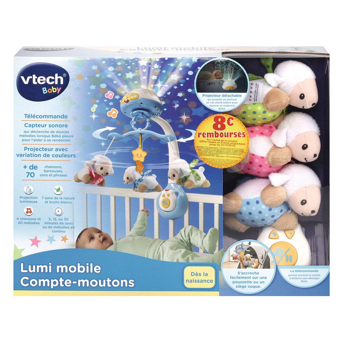 Lumi mobile compte-mouton bleu