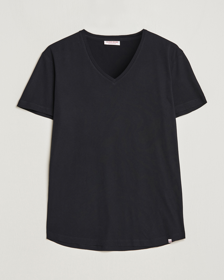 Orlebar Brown OB V-Neck Tee Black