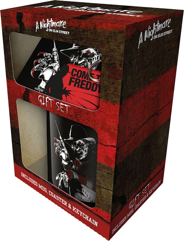 Pyramid International A Nightmare on Elm Street nøglering og krus