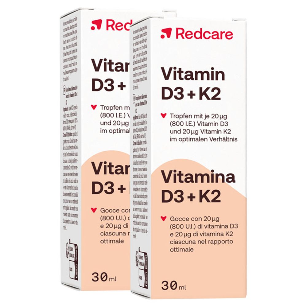 Redcare Vitamin D3 + K2
