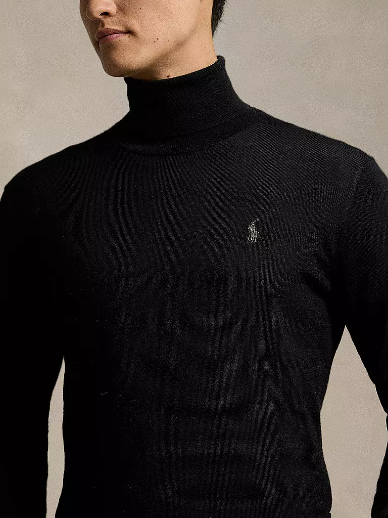 POLO RALPH LAUREN Rollkragenpullover schwarz