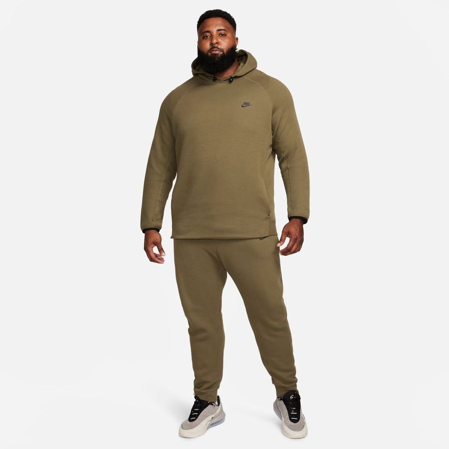 Nike Sweat à Capuche Tech Fleece 24 Pullover - Vert/Noir