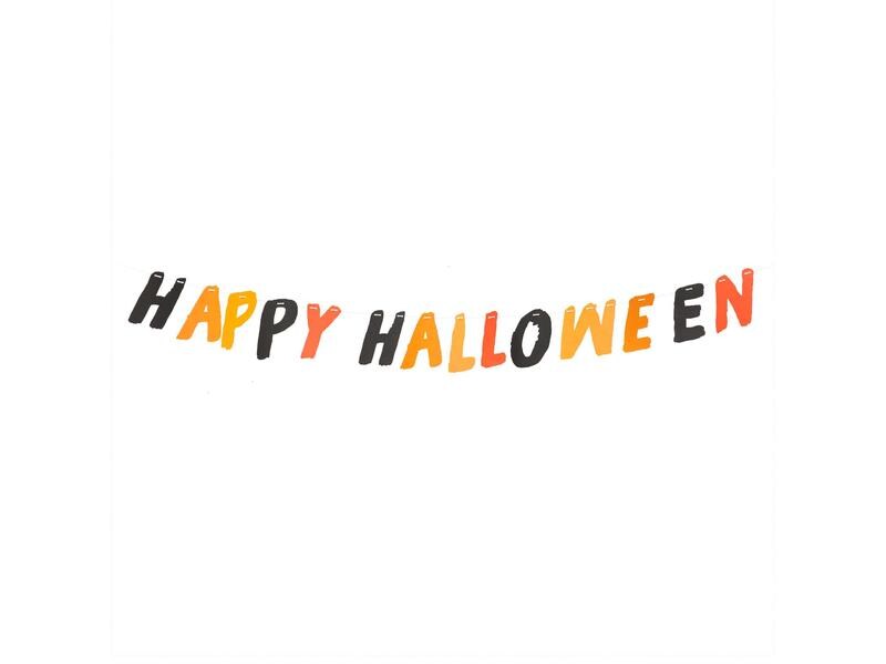 Rico Design Girlande Happy Halloween 3 m, mit passender Sch Halloweengirlande