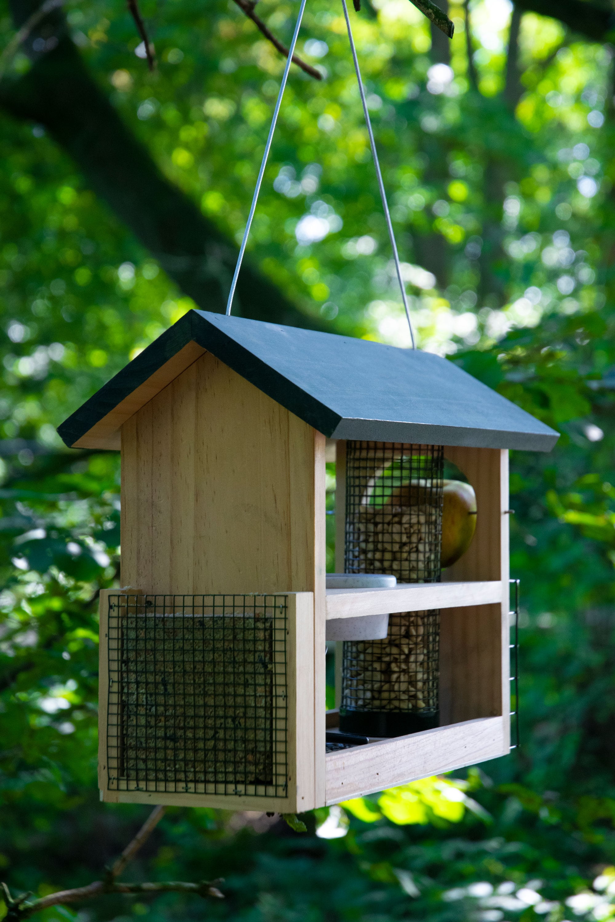dobar 7-in-1-Futterstation, Holz