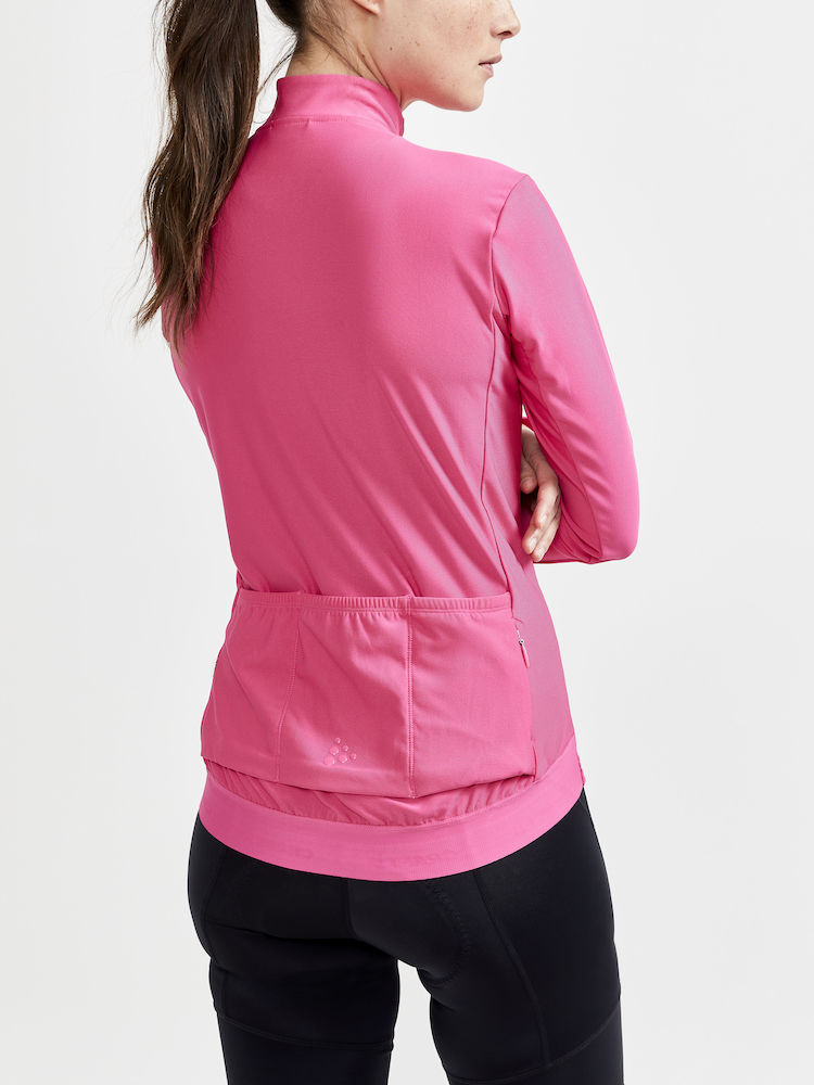 Craft Adv Essence Langærmet cykeltrøje til kvinder Pink