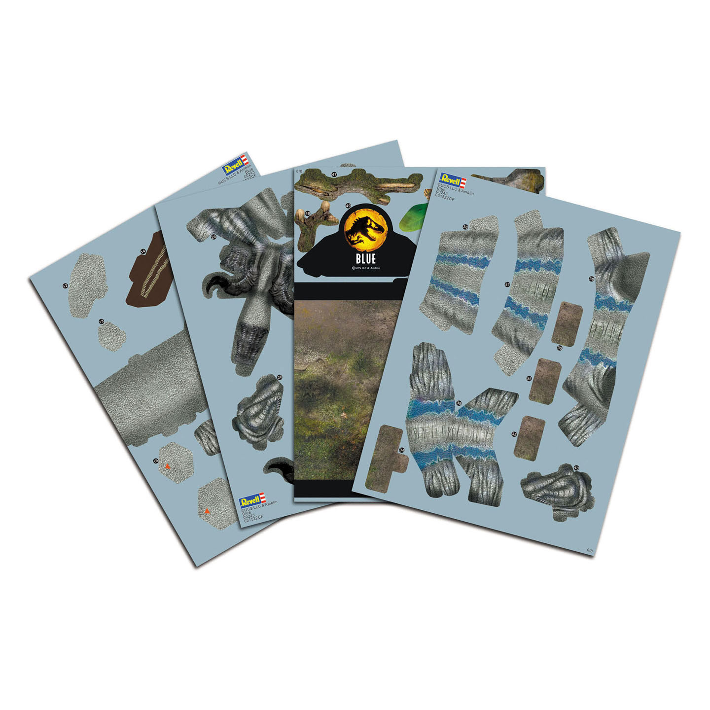 Revell 3D PuzzelBouwpakket - Jurassic World Dominion Blue