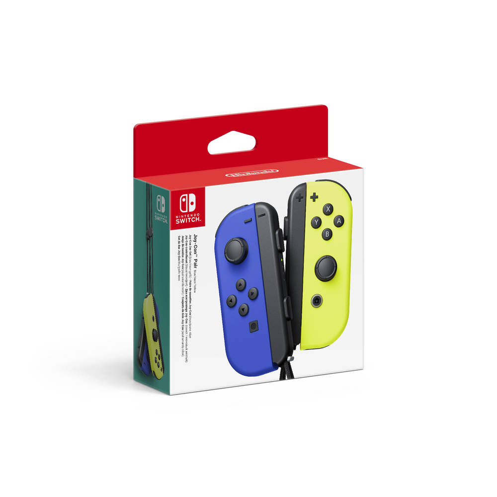 Nintendo Switch Joy-Con controllers set van 2 - blauw + geel