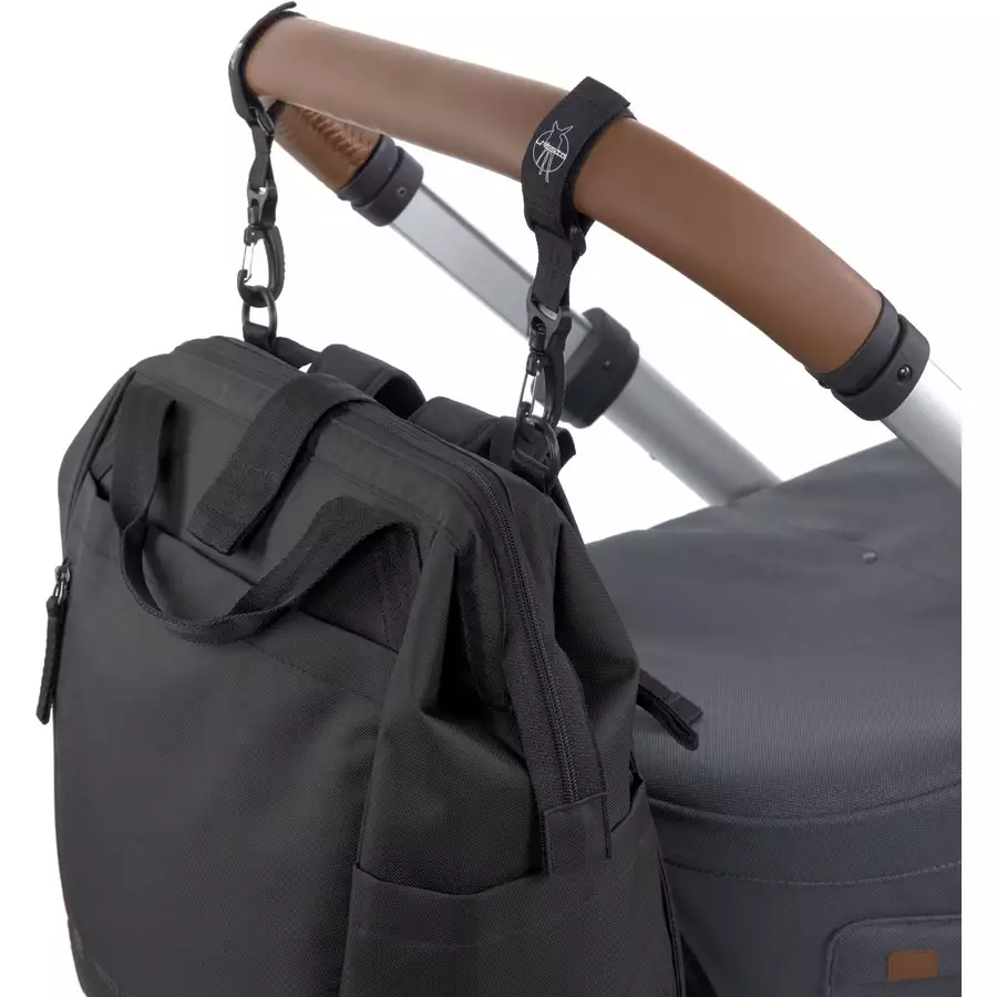LÄSSIG Wickelrucksack Green Label Goldie Up Backpack black