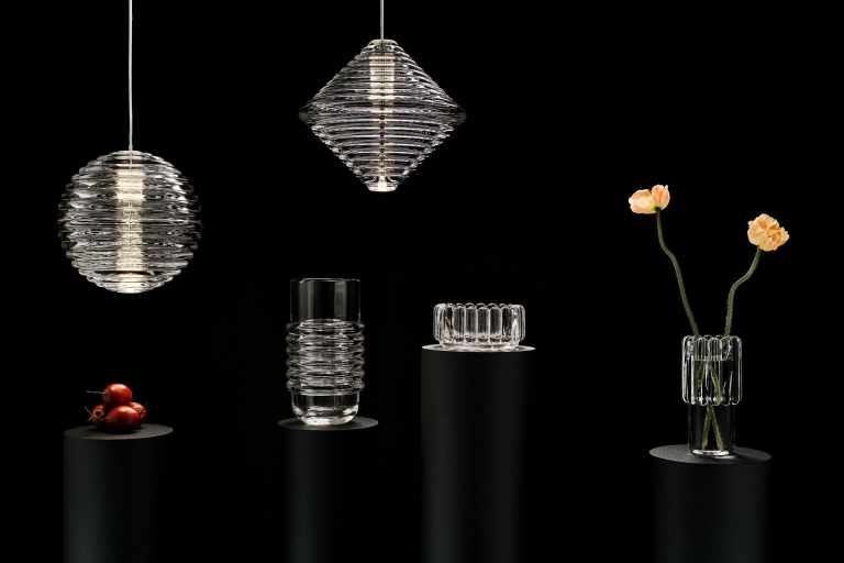 Tom Dixon Press vaas large transparant