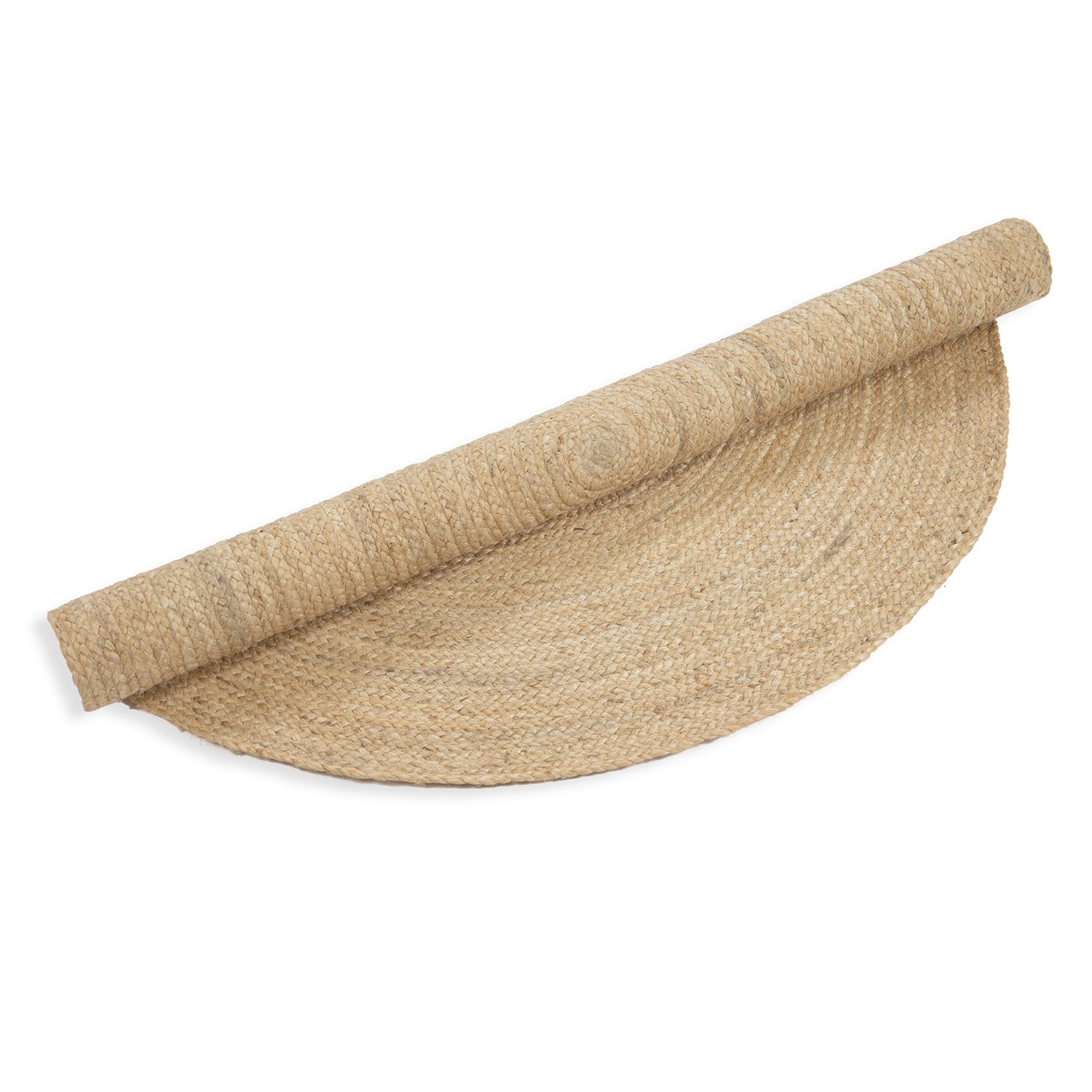 Vloerkleed rond, jute, Ø 120 cm