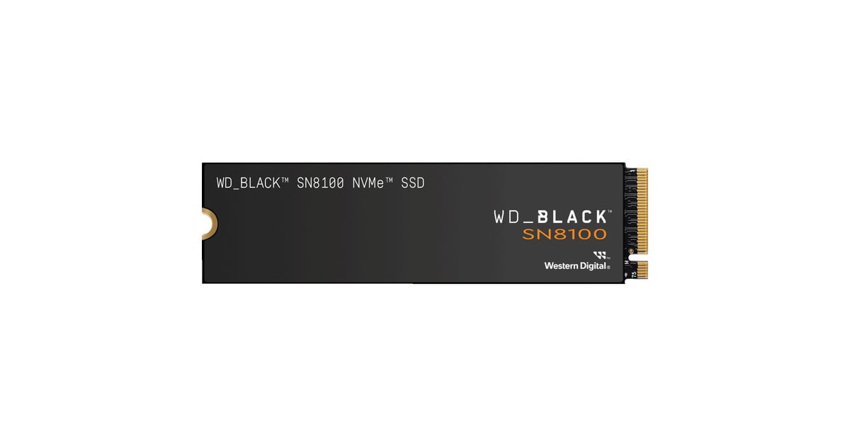 WDBlack SN8100 2 TB SSD  (PCIe 5.0 x4, NVMe 2.0, M.2 2280)