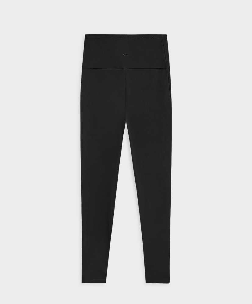 Calça legging de maternidade quentinha de 70 cm