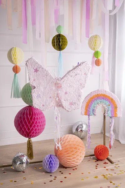 Vlinder Pinata Roze 58cm