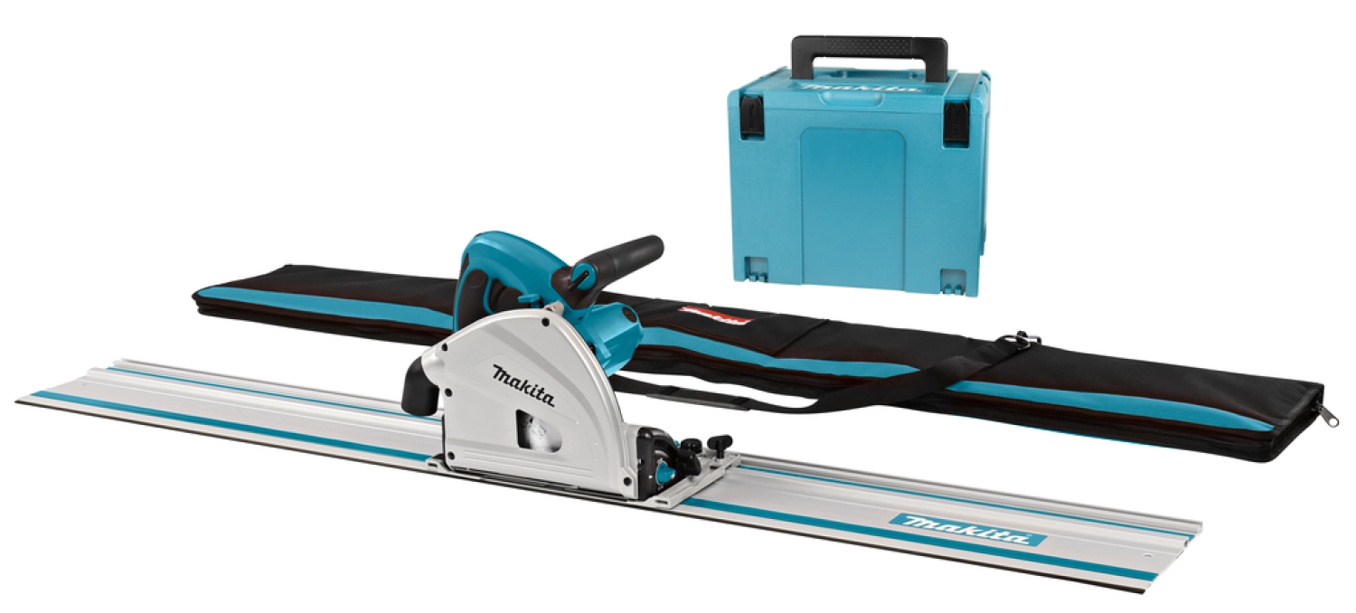 Makita SP6000J1X Invalzaag incl. geleiderail en foudraal in Mbox - 1300W - 165mm