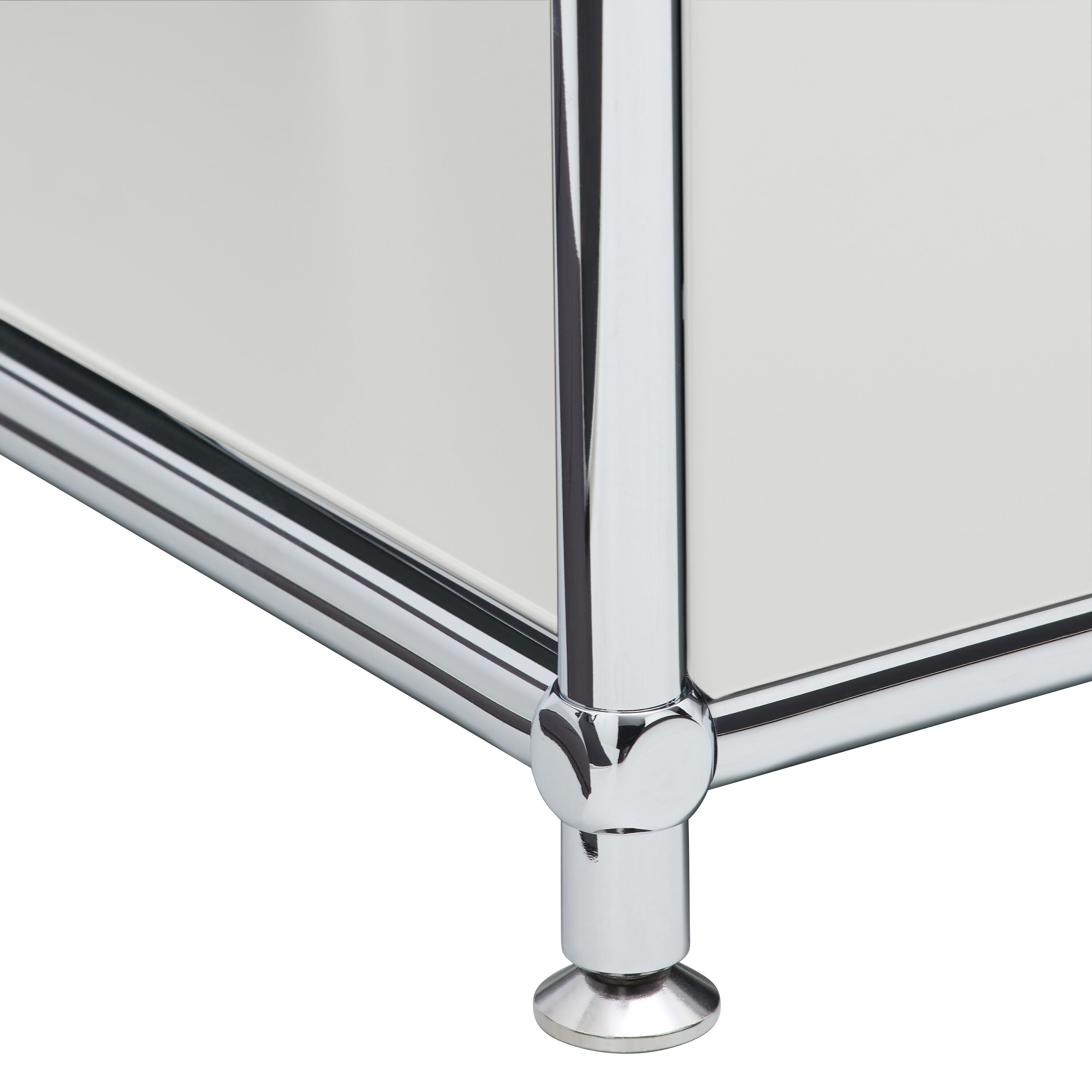FLEXCUBE Beistelltisch - Hellgrau / B: 97.0 cm x T: 40.0 cm x H: 42.5 cm