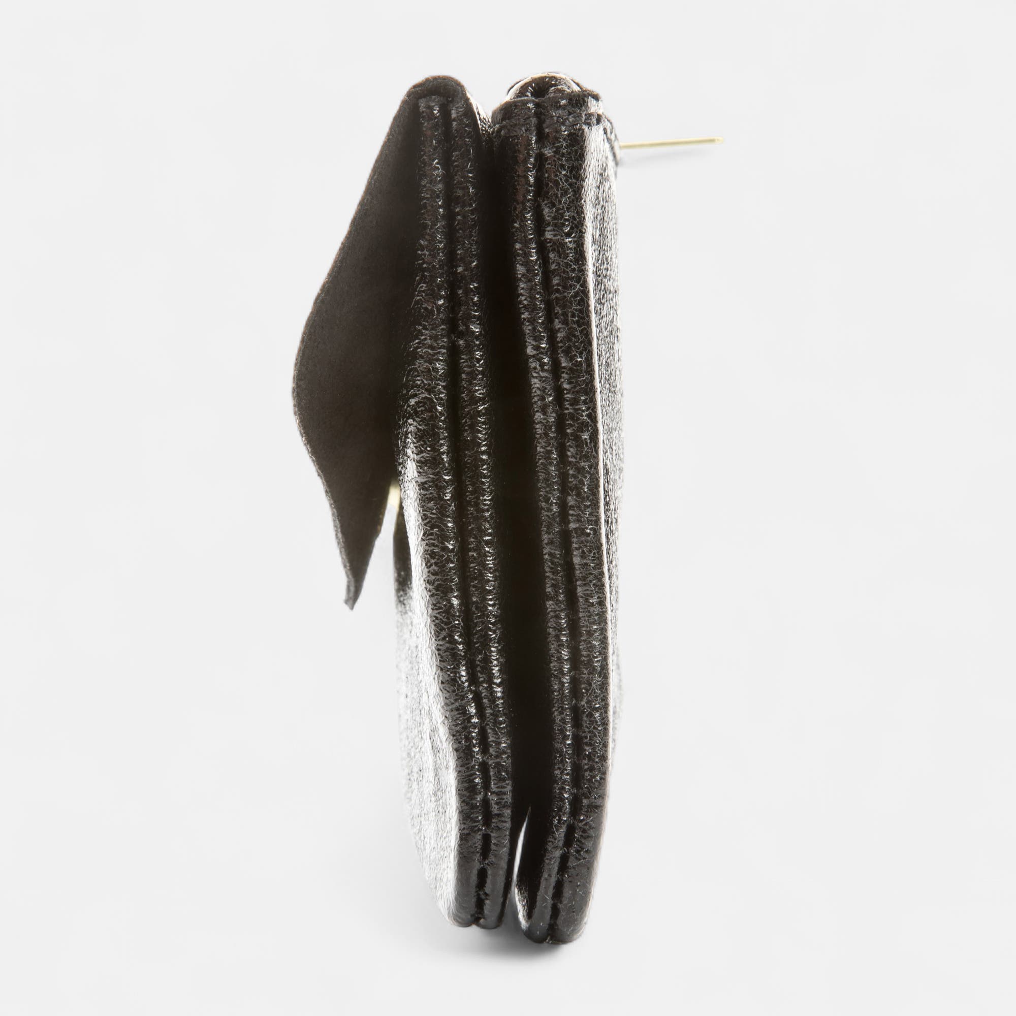 Petite maroquinerie en cuir noir