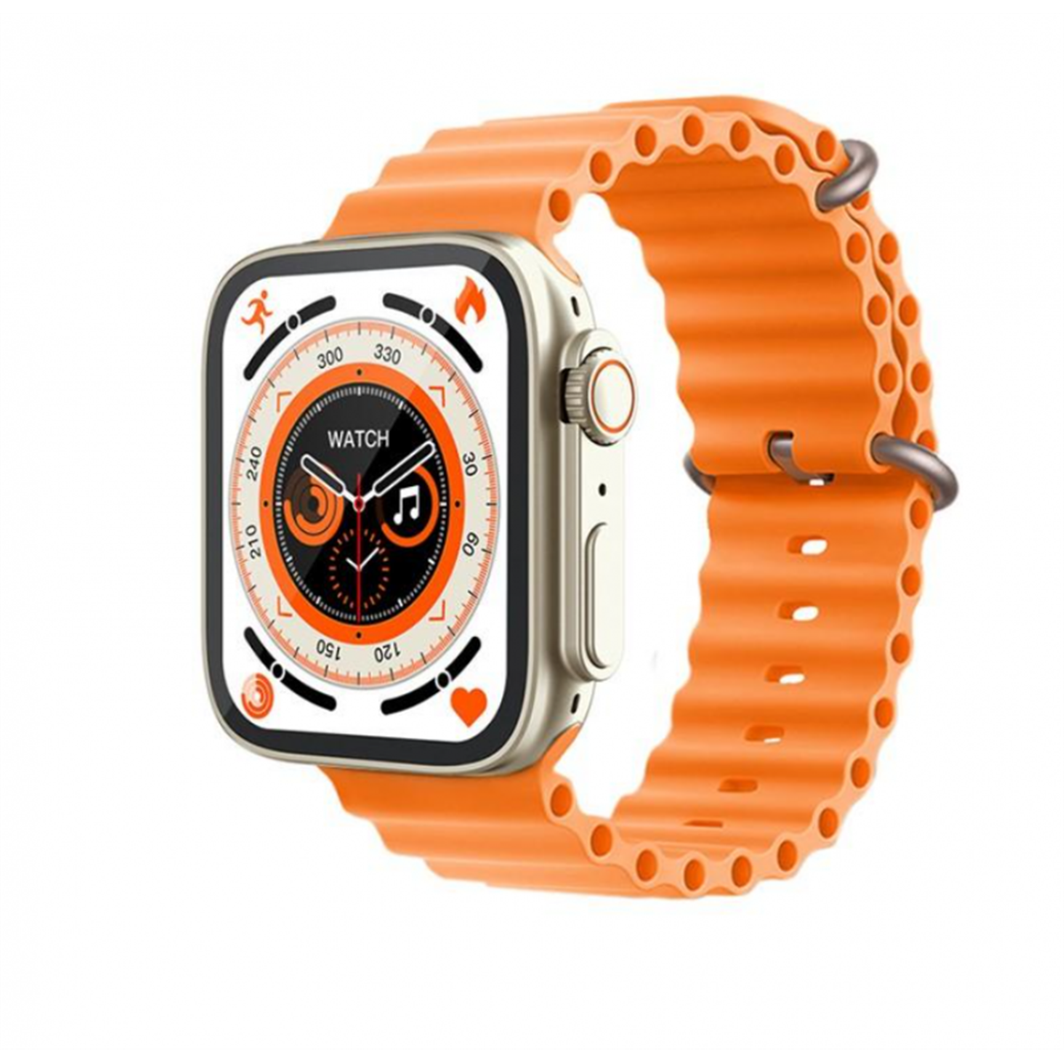 Smartwatch Smartek SW-KD99 Ultra 49mm com Bluetooth, chamadas e carregamento sem fio.