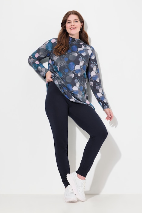 Strick-Leggings, Rippsaum, ohne Seitennaht, Biobaumwolle