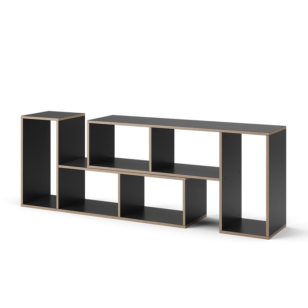 Vicco Regal Tetris 112,8 x 56,4 cm Anthrazit Nordik 2er-Set Standregal modern