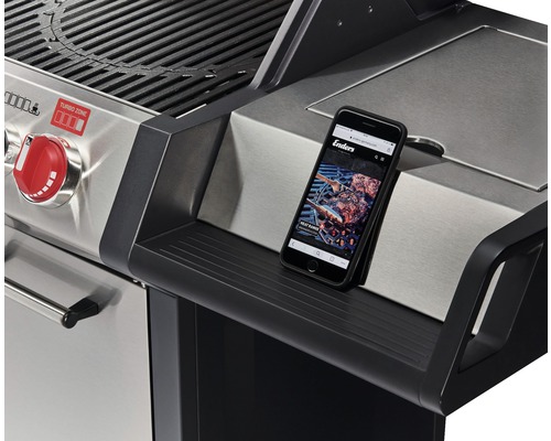 Enders Monroe Pro 3 SIK Turbo gasbarbecue met 3 branders + zijbrander, 58 x 143,5 cm, roestvrij staal, inclusief uitneembare vetopvangbak.