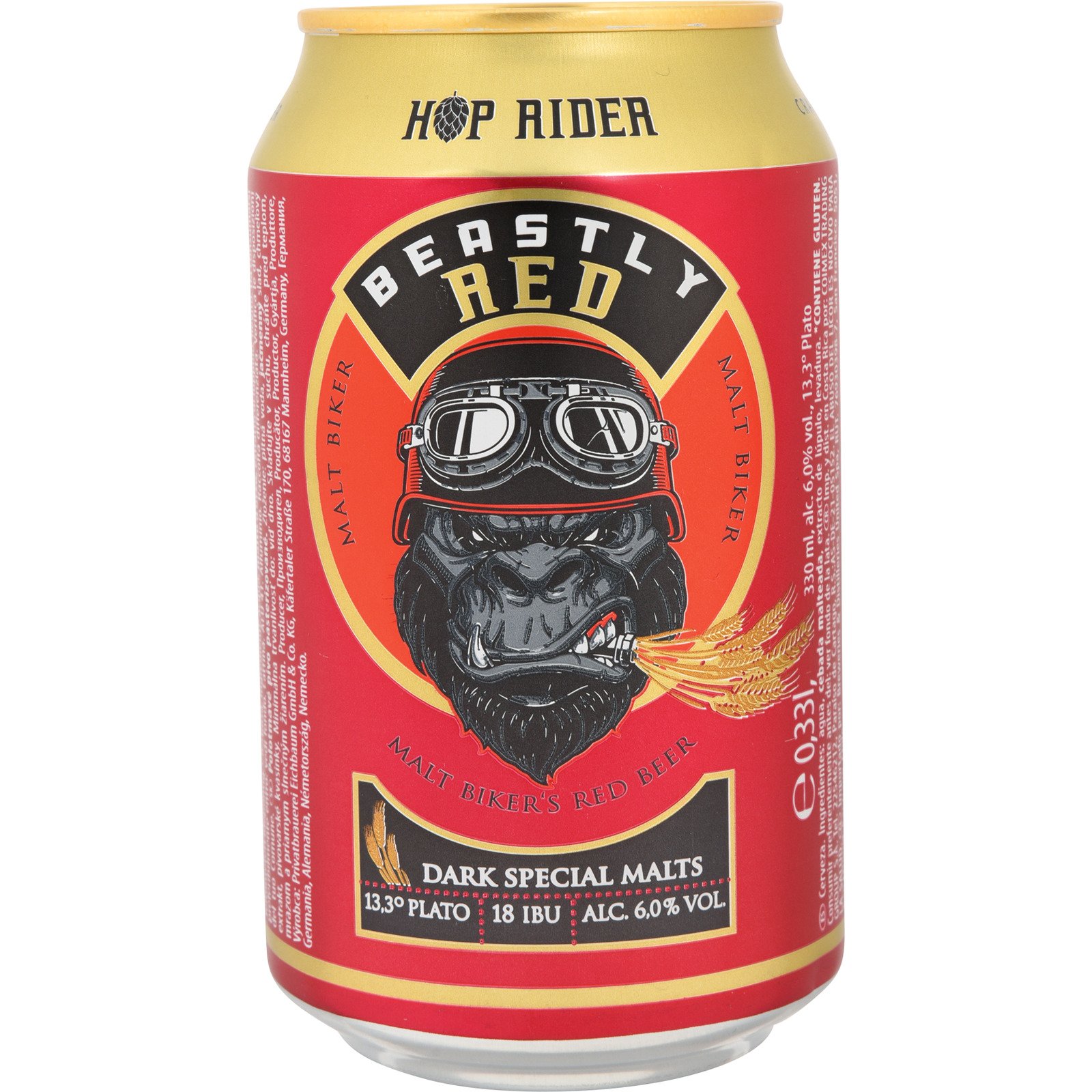 Hop Rider Beastly Red Bier 33 cl Dose