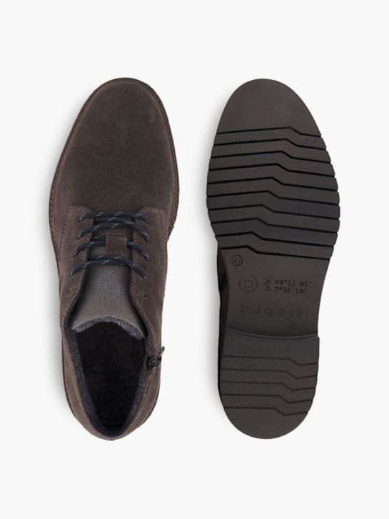 bugatti Schnür-Stiefelette Grau