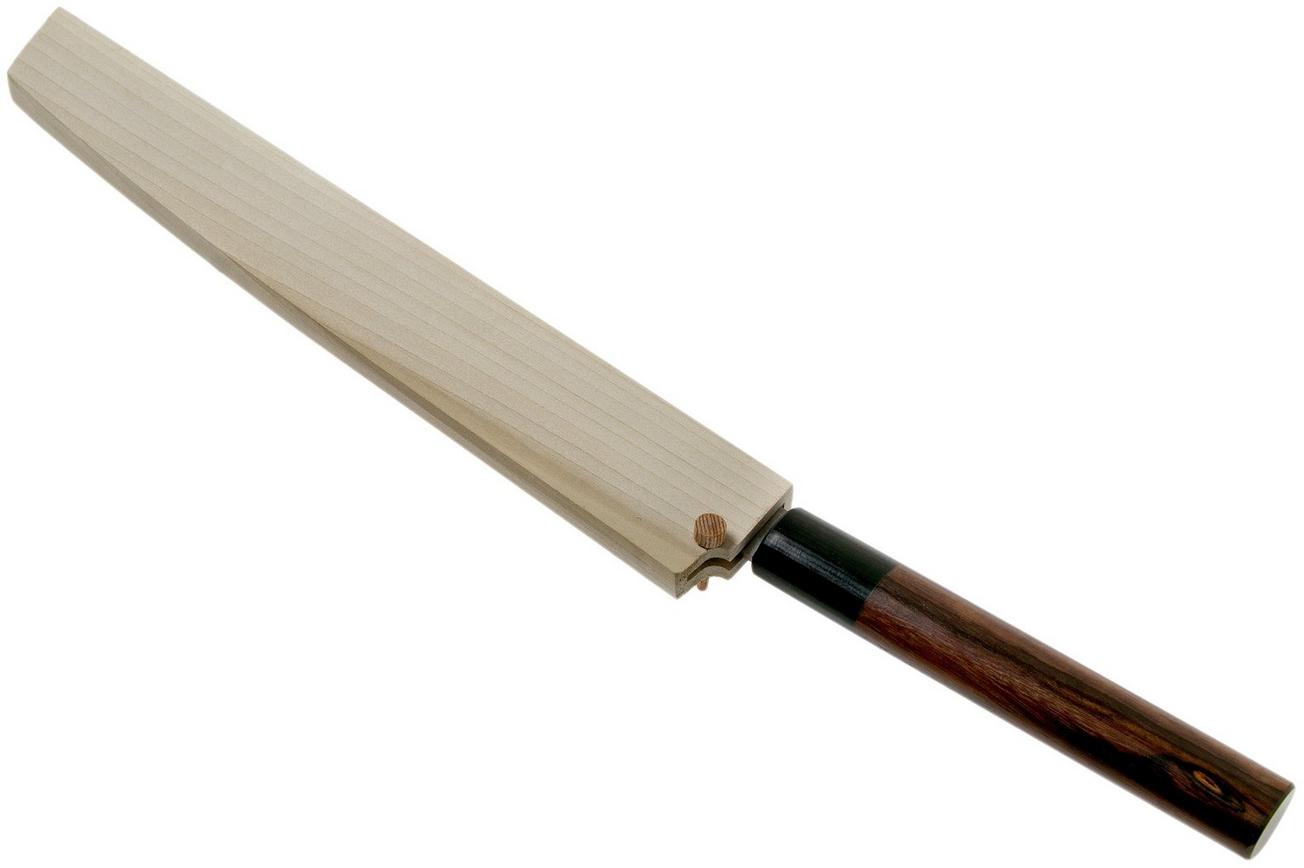 Eden Takobiki Ryoba 27 cm, red sandalwood