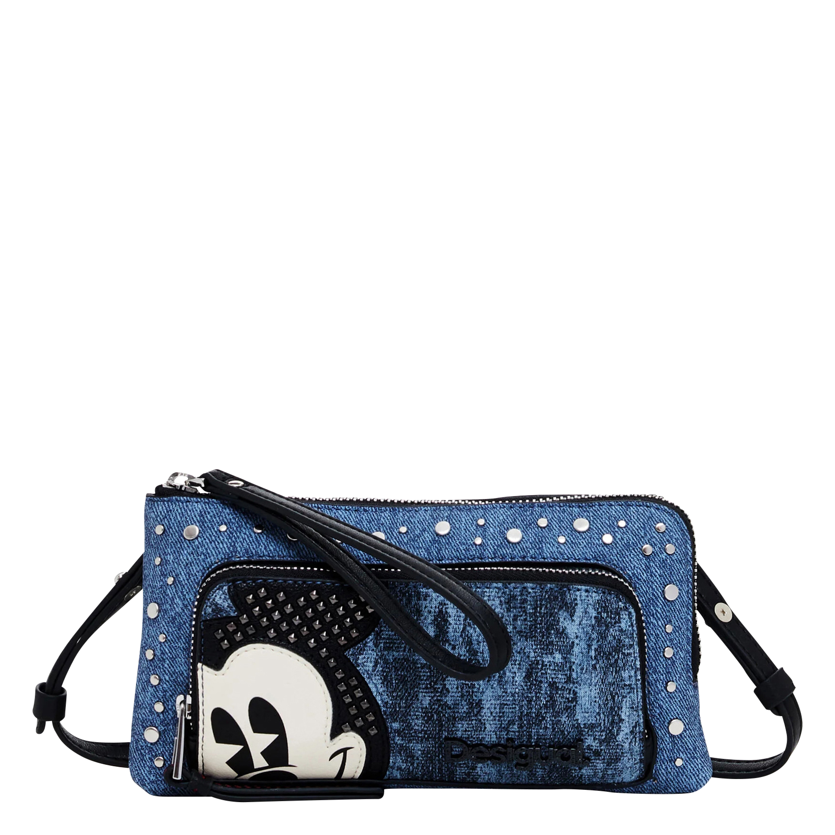 Porte monnaie en denim| Bleu