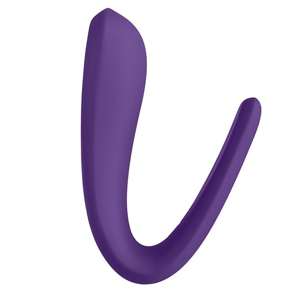 Satisfyer Vibrador Partner para Casal com Carregador USB Roxo