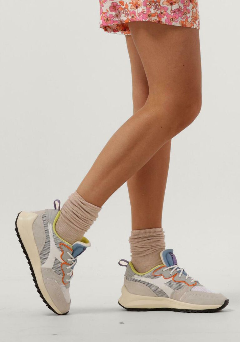 DIADORA witte diadora lage sneakers jolly suede mesh woman