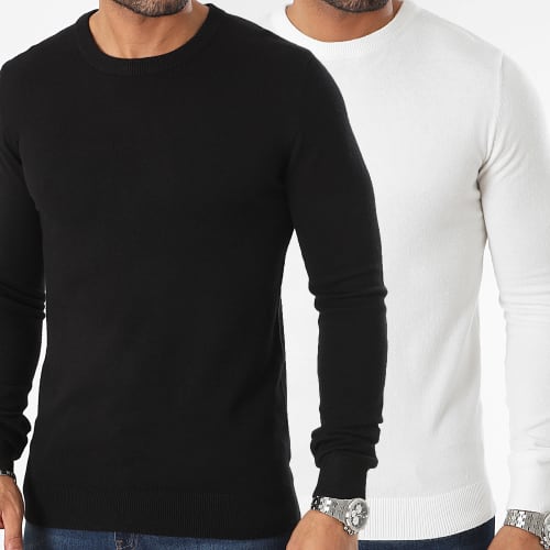 Lot De 2 Pulls JUM-75 JUM-78 Blanc Noir