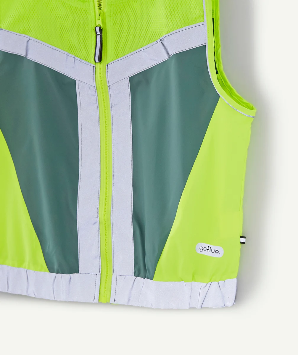 GOFLUOGILET DE SÉCURITÉ ROCCO JAUNE ET KAKI