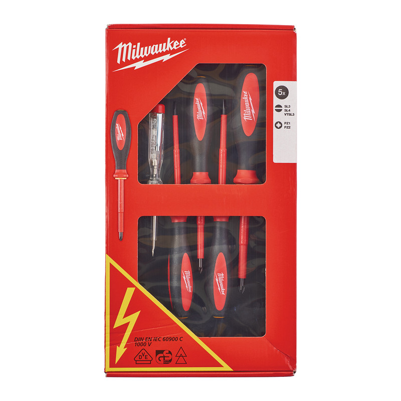 Milwaukee VDE schroevendraaierset 5-delig