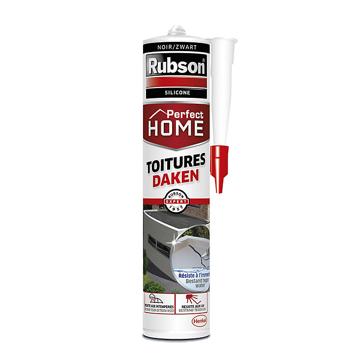 Mastic Rubson Maison Toitures noir cartouche 280ml