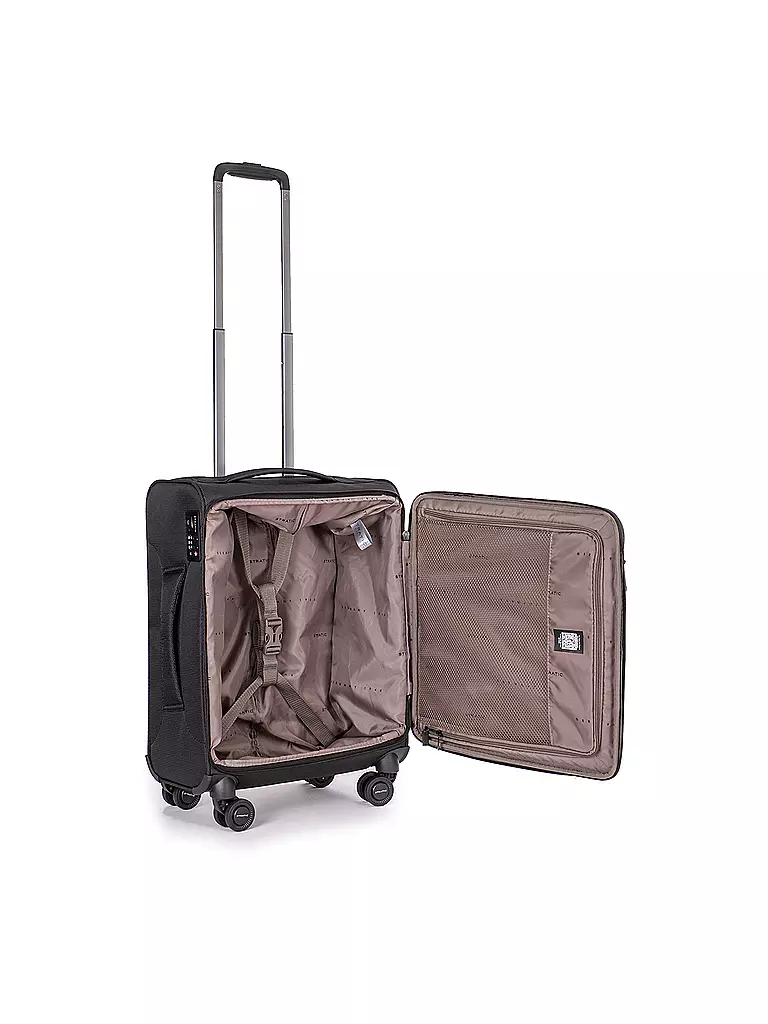 STRATIC Trolley weich LIGHT S 55cm black schwarz