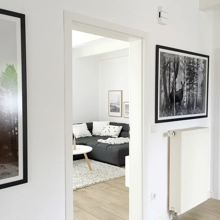 Normann Copenhagen - Tablo Ø 50 cm, weiss / natur