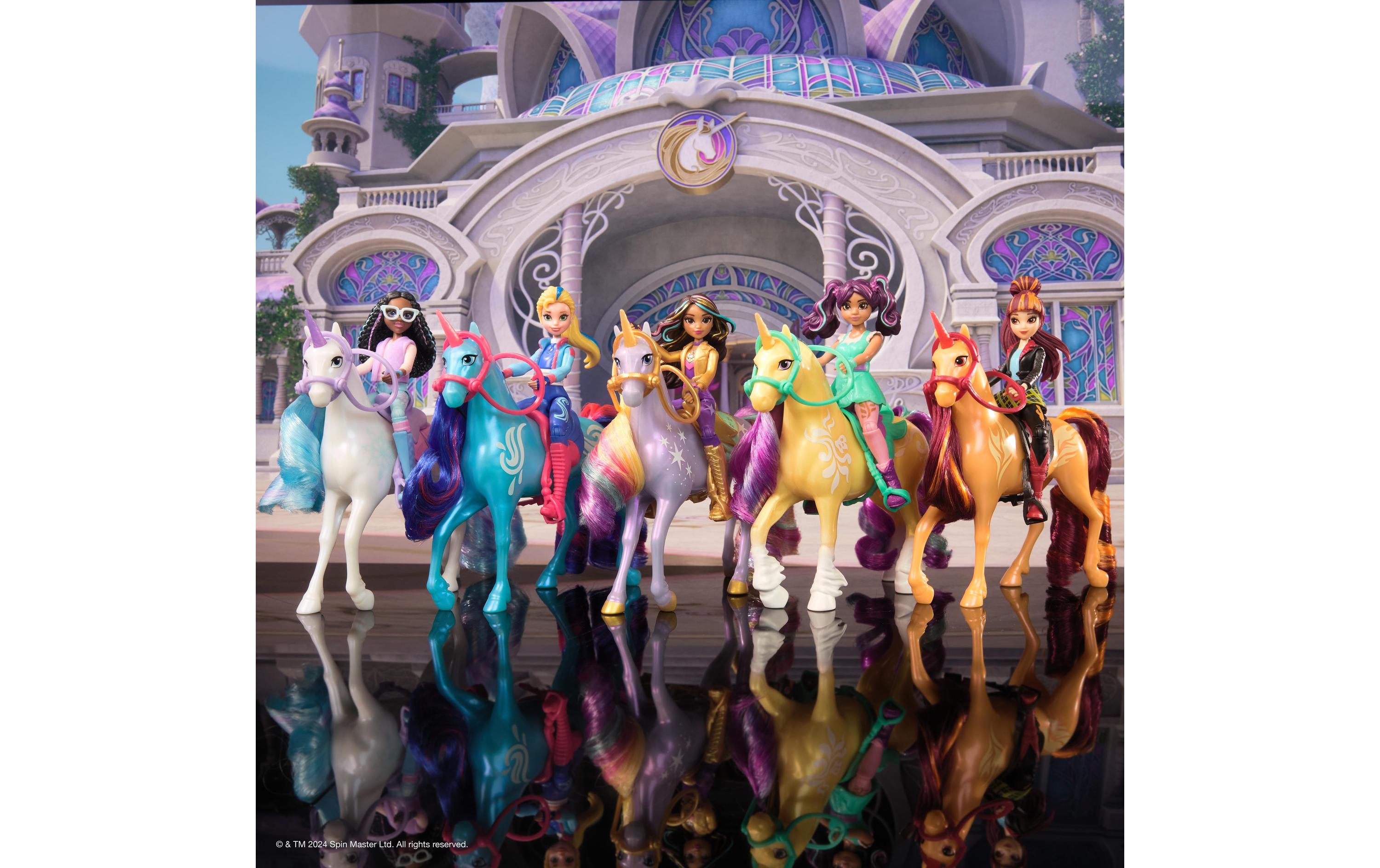 Unicorn Academy Ava und Leaf Stall-SetSpielset für Kinder