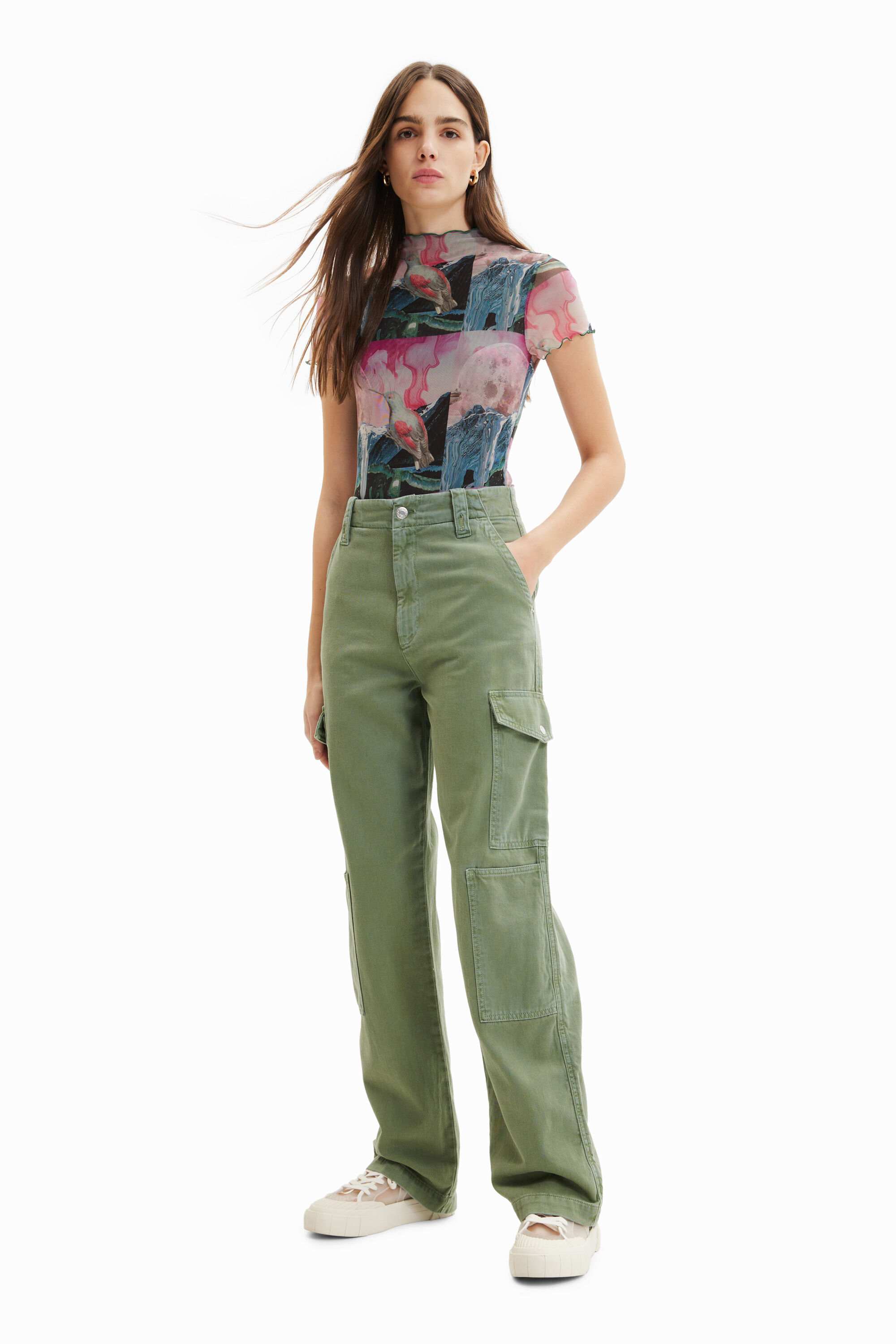 Pantalon cargo long