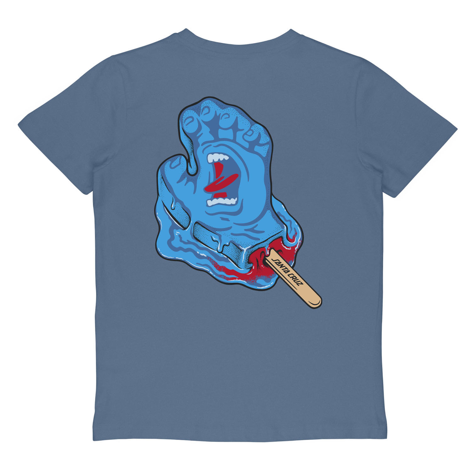 Santa Cruz Youth Popsicle Hand T-Shirt Dusty Blue
