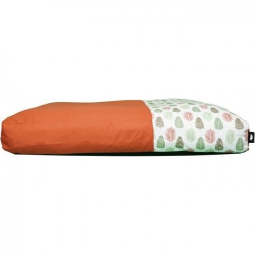 Cama/colchão AIME laranja tropical para cães de grande porte.