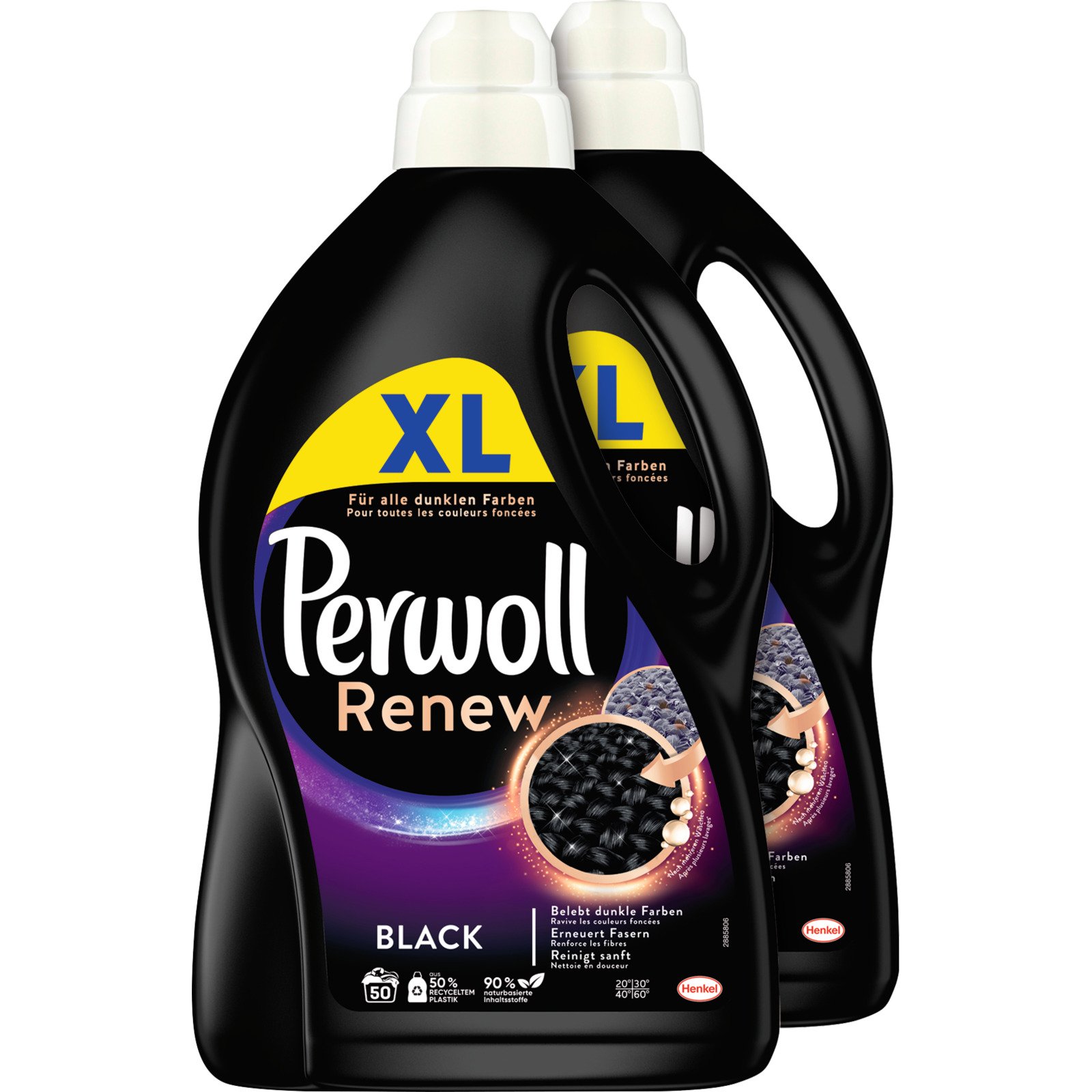 Perwoll Flüssigwaschmittel Black 2 x 50 Waschgänge