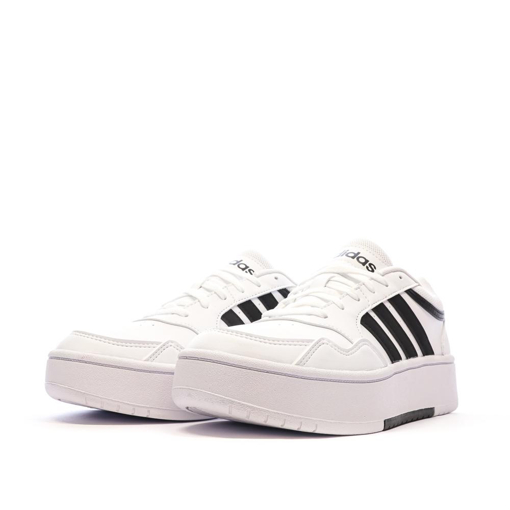 Adidas Baskets Blanches/Noires Femme Adidas Hoops 3.0